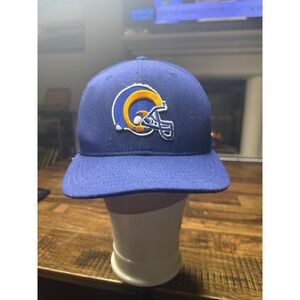 VTG New Era 59FIFTY St Louis Rams Super Bowl XXXIV Hat 7 3/8 Wool USA